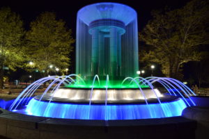 Fountain at the Downtown park