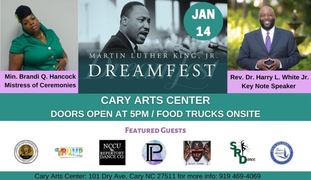 2023 MLK Dreamfest Celebration Downtown Cary, NC