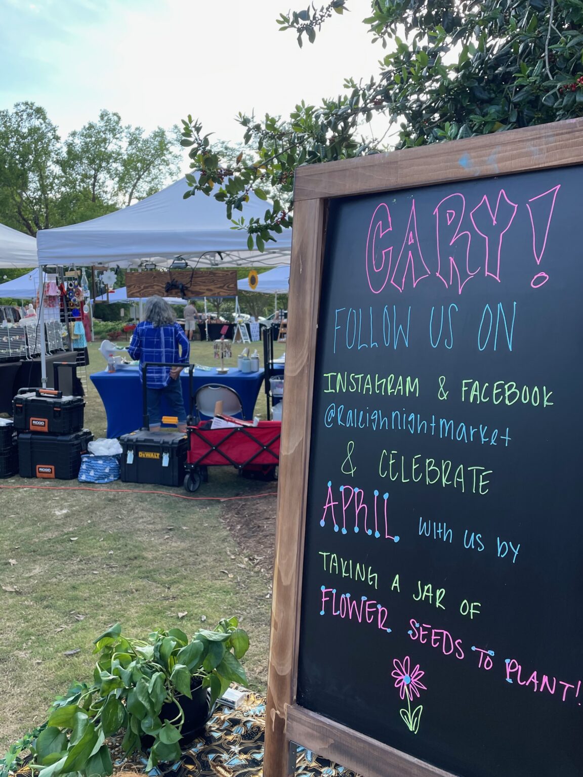 A perfect night, and market, in Downtown Cary Downtown Cary, NC